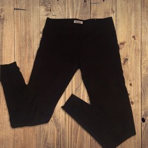 Subtle Plaid Legging Pants